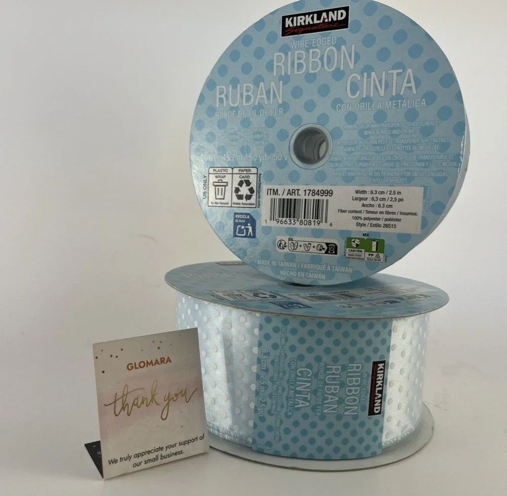 Kirkland Wire-Edged Seamless Ribbon 2.5